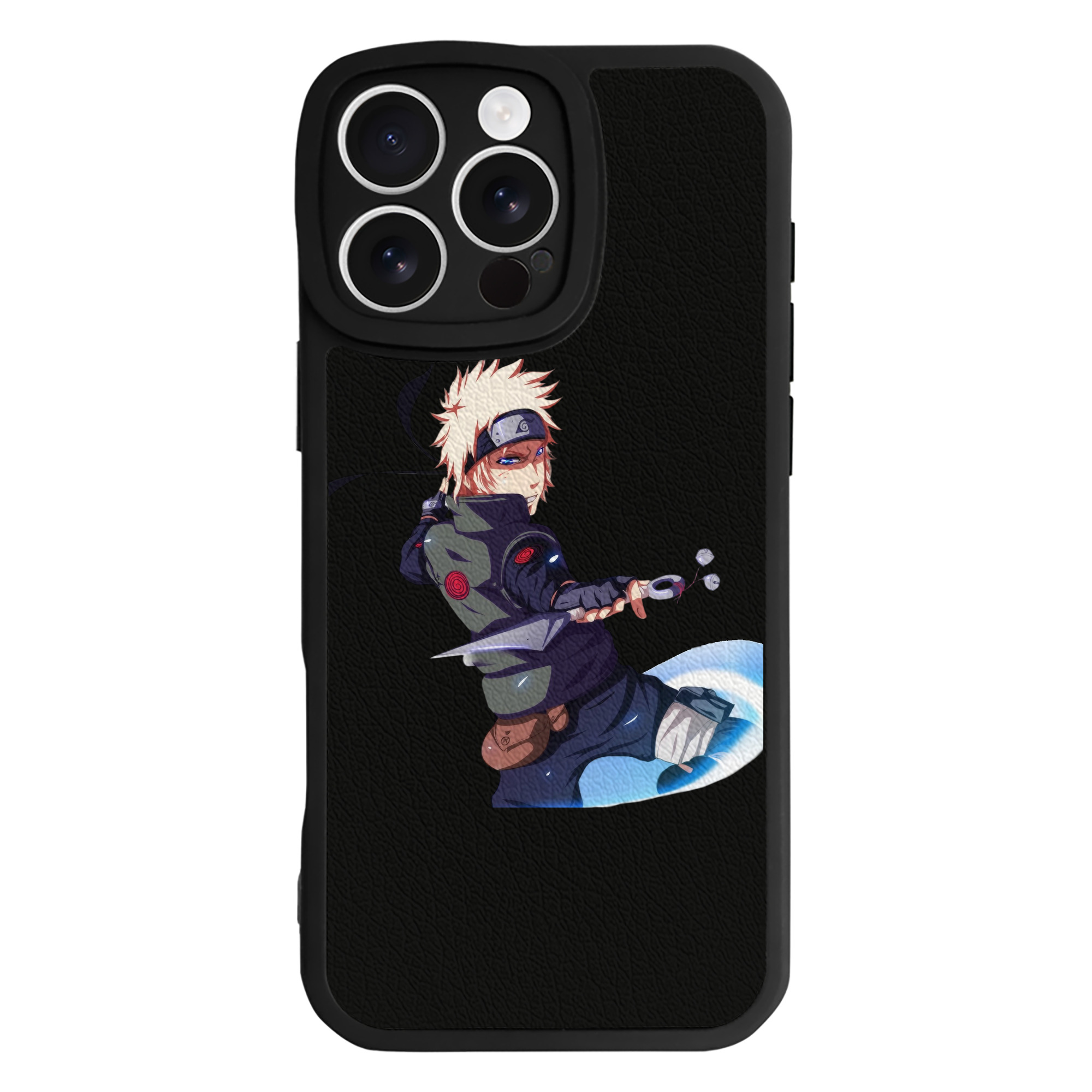 （画像用） NARUTO -ナルト- 波風 ミナト Namikaze Minato 【iPhone 16シリーズ対応】シリコンスマホケース（レザー調） 材質：シリコン